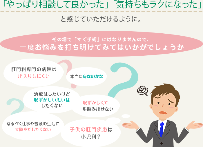 「やっぱり相談して良かった」「気持ちもラクになった」 と感じていただけるように。